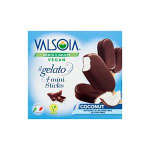 Valsoia Vegan Coconut 4 Mini Sticks 200g