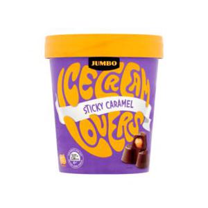 Jumbo Ice Cream Lovers Sticky Caramel 500ml