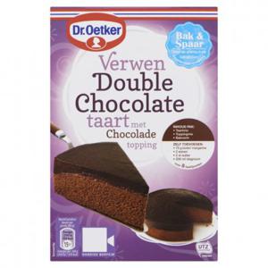 Dr. Oetker Verwen double chocolate taart