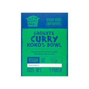 Uit de Keuken van Maass Groente Curry Kokos Bowl Vegan 380g