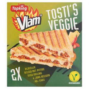 Topking VlamTosti's® Veggie 2 Stuks 240g