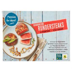 Passion for Meat Gemarineerde Rundersteaks 250g