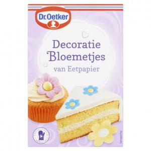 Dr. Oetker Decoratiebloemetjes van eetpapier