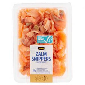 Jumbo Zalm Snippers Houtgerookt 150g