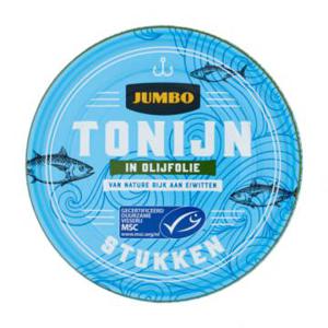 Jumbo MSC Tonijnstukken in Olijfolie 160g