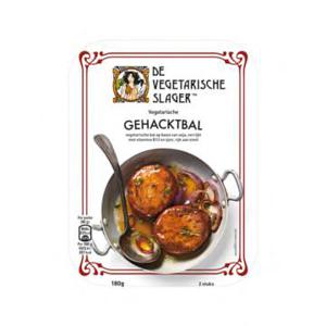 De Vegetarische Slager Vegetarische Gehacktbal 2 Stuks 180g