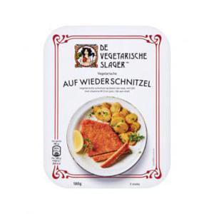 De Vegetarische Slager Vegetarische auf Wieder Schnitzel 2 Stuks 180g