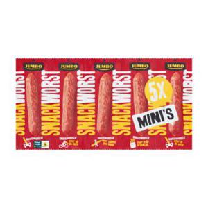 Jumbo Snackworst Mini's 5 x 10g