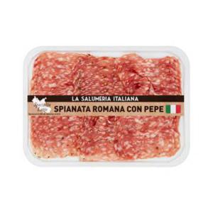 La Salumeria Italiana Spianata Romana Con Pepe 100g