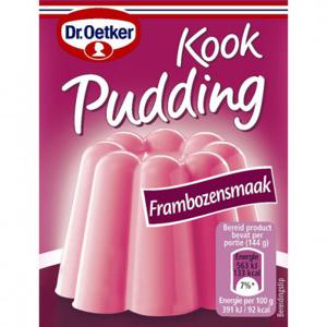 Dr. Oetker Kookpudding frambozen