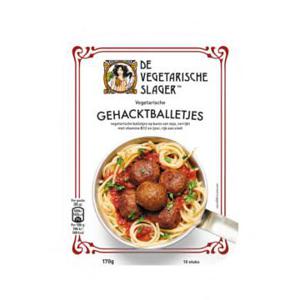 De Vegetarische Slager Vegetarische Gehacktballetjes 10 Stuks 170g