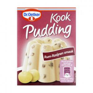 Dr. Oetker Kookpudding rum-rozijnen