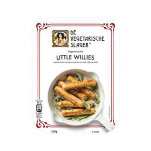 De Vegetarische Slager Vegetarische Little Willies 6 Stuks 160g