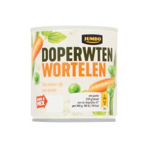 Jumbo Doperwten Wortelen 200g