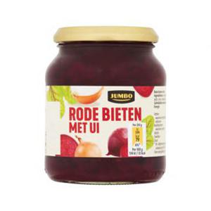 Jumbo Rode Bieten met Ui 340g