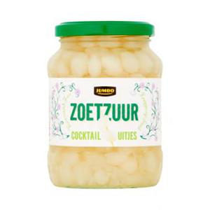 Jumbo Cocktail Uitjes Zoetzuur 320g