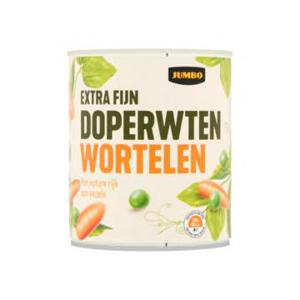 Jumbo Doperwten Wortelen Extra Fijn 800g