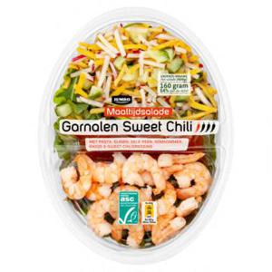 Jumbo Maaltijdsalade Garnalen Sweet Chili 400g