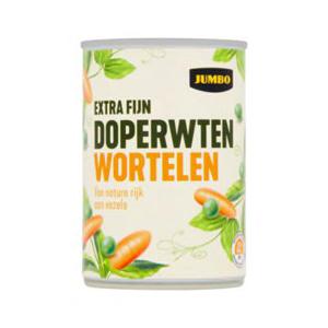 Jumbo Doperwten Wortelen Extra Fijn 400g