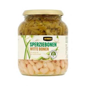 Jumbo Sperziebonen Witte Bonen 680g