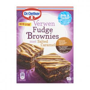 Dr. Oetker Verwen brownies salted caramel