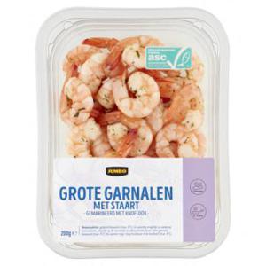 Jumbo Grote Garnalen met Staart 200g