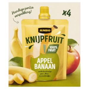 Jumbo Knijpfruit Appel Banaan 4 x 90g