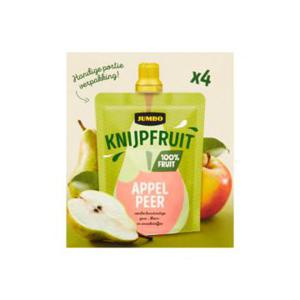 Jumbo Knijpfruit Appel Peer 4 x 90g