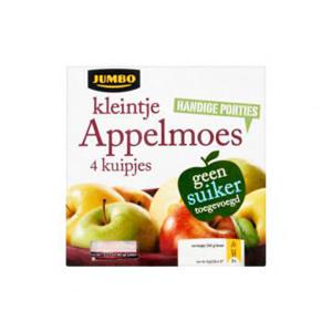 Jumbo Appelmoes Kuipjes 4 x 100g