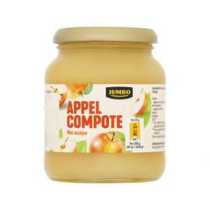 Jumbo Appelcompote met Stukjes 350g