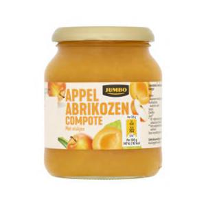 Jumbo Appel Abrikozen Compote met Stukjes 360g