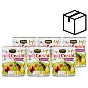 Jumbo Fruitcocktail op Siroop 6 x 820g