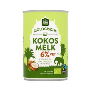 Jumbo Kokosmelk 6% Vet Biologische 400ml