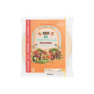 Jumbo Tortilla Naturel XL 12 Stuks - Voordeelverpakking