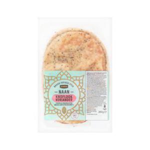 Jumbo Naan Brood Knoflook Koriander 2 Stuks 260g