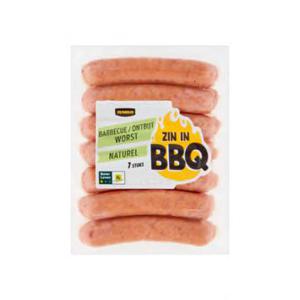 Jumbo Barbecue / Ontbijt Worst Naturel 7 Stuks 230g