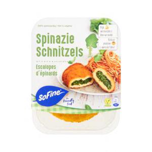 SoFine Spinazie Schnitzels 200g