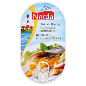 Norda Haringfilets in Mosterdsaus 200g