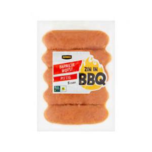 Jumbo Barbecue Worst Pittig 5 Stuks 400g