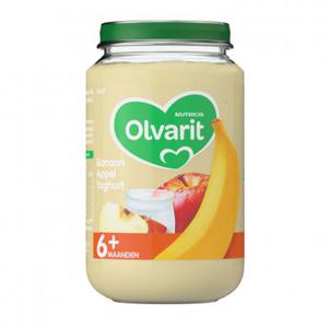 Olvarit Banaan appel yoghurt 6+ mnd