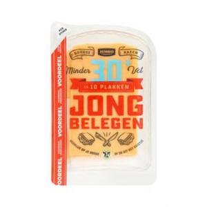 Jumbo Jong Belegen Kaas 30+ Plakken 300 g - Voordeelverpakking