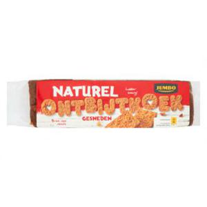 Jumbo Ontbijtkoek Naturel Gesneden 475g