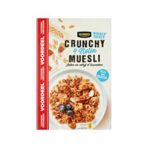 Jumbo 4 Noten Krokante Muesli 900 g - Voordeelverpakking