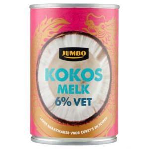 Jumbo Kokosmelk 6% Vet 400ml