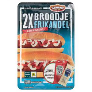 Flemmings Broodje Frikandel Dutch Classic 2 Stuks 217, 5g