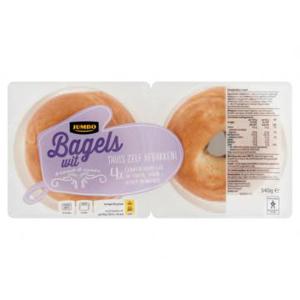 Jumbo - Witte Bagels - 4 Stuks