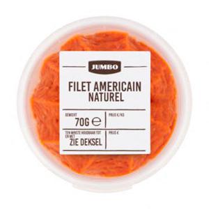 Jumbo Filet Americain Naturel 70g