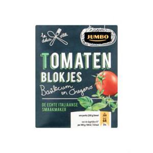 Jumbo Tomatenblokjes Basilicum en Oregano 390g