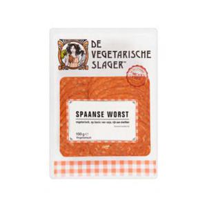 De Vegetarische Slager Spaanse Worst 100g