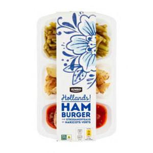 Jumbo Hamburger met Stroganoffsaus en Haricots Verts 500g